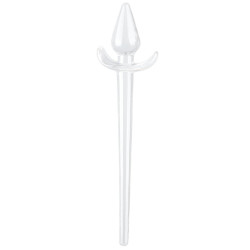Kinky Puppy Plug queue Zoo Tail XL 12 x 6 cm - Queue 30 cm Transparente